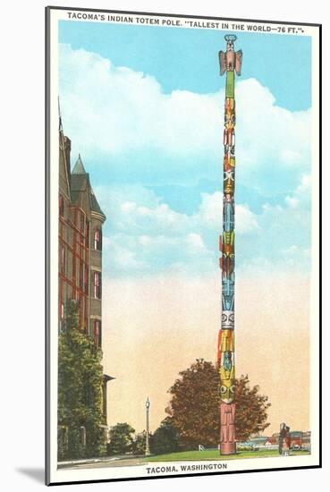 Totem Pole, Tacoma, Washington-null-Mounted Art Print