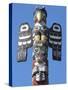 Totem Pole, Thunderbird Park, Victoria, Vancouver Island, British Columbia, Canada, North America-Martin Child-Stretched Canvas