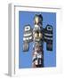 Totem Pole, Thunderbird Park, Victoria, Vancouver Island, British Columbia, Canada, North America-Martin Child-Framed Photographic Print