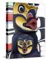 Totem Pole, Thunderbird Park, Victoria, Vancouver Island, British Columbia, Canada, North America-Martin Child-Stretched Canvas