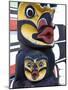 Totem Pole, Thunderbird Park, Victoria, Vancouver Island, British Columbia, Canada, North America-Martin Child-Mounted Photographic Print