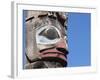 Totem Pole, Thunderbird Park, Victoria, Vancouver Island, British Columbia, Canada, North America-Martin Child-Framed Photographic Print