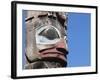 Totem Pole, Thunderbird Park, Victoria, Vancouver Island, British Columbia, Canada, North America-Martin Child-Framed Photographic Print