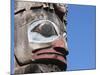 Totem Pole, Thunderbird Park, Victoria, Vancouver Island, British Columbia, Canada, North America-Martin Child-Mounted Photographic Print