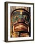 Totem Poles, British Columbia, Canada-Walter Bibikow-Framed Photographic Print