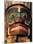 Totem Poles, British Columbia, Canada-Walter Bibikow-Mounted Photographic Print