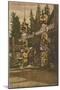 Totem Poles, British Columbia-null-Mounted Art Print