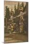 Totem Poles, British Columbia-null-Mounted Art Print