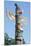 Totem Poles in Cemetery in Alert Bay, British Columbia, Canada, North America-Michael DeFreitas-Mounted Photographic Print