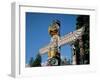 Totem Poles, Vancouver, British Columbia (B.C.), Canada, North America-Adina Tovy-Framed Photographic Print