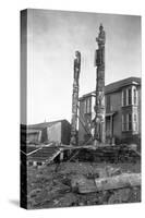 Totem Poles-E.H. Harriman-Stretched Canvas