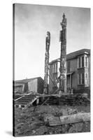 Totem Poles-E.H. Harriman-Stretched Canvas