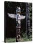 Totem, Stanley Park, Vancouver, British Columbia, Canada-G Richardson-Stretched Canvas