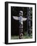 Totem, Stanley Park, Vancouver, British Columbia, Canada-G Richardson-Framed Photographic Print