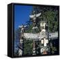 Totems, Stanley Park, Vancouver, British Columbia, Canada, North America-Robert Harding-Framed Stretched Canvas