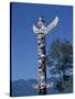 Totems, Stanley Park, Vancouver, British Columbia, Canada, North America-Harding Robert-Stretched Canvas