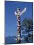 Totems, Stanley Park, Vancouver, British Columbia, Canada, North America-Harding Robert-Mounted Photographic Print