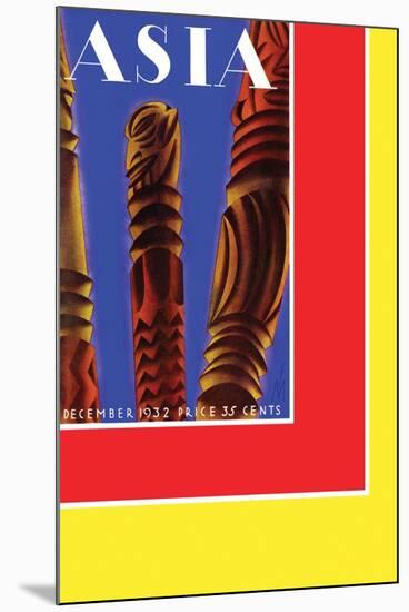 Totems-Frank Mcintosh-Mounted Art Print