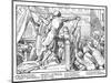 Totentanz 1848: Death offers the sword of Justice-Alfred Rethel-Mounted Giclee Print