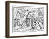 Totentanz 1848: Death offers the sword of Justice-Alfred Rethel-Framed Giclee Print