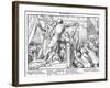 Totentanz 1848: Death offers the sword of Justice-Alfred Rethel-Framed Giclee Print