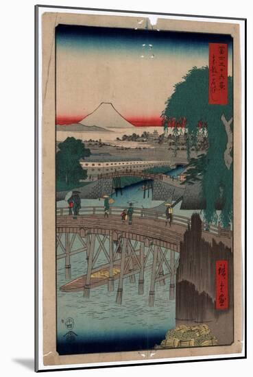 Toto Ikkokubashi-Utagawa Hiroshige-Mounted Giclee Print