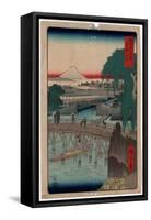 Toto Ikkokubashi-Utagawa Hiroshige-Framed Stretched Canvas