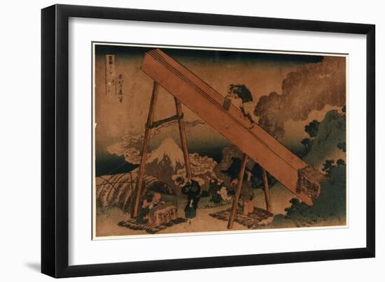 Totomi Sanchu-Katsushika Hokusai-Framed Giclee Print