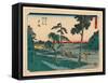 Totsuka, Between 1848 and 1854 Ando, Hiroshige 1797-1858-Utagawa Hiroshige-Framed Stretched Canvas