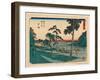 Totsuka, Between 1848 and 1854 Ando, Hiroshige 1797-1858-Utagawa Hiroshige-Framed Giclee Print