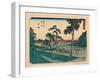 Totsuka, Between 1848 and 1854 Ando, Hiroshige 1797-1858-Utagawa Hiroshige-Framed Giclee Print