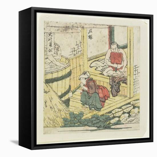 Totsuka, C. 1804-Katsushika Hokusai-Framed Stretched Canvas