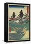 Totsuka-Ando Hiroshige-Framed Stretched Canvas