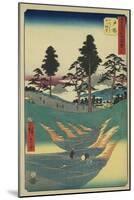 Totsuka-Ando Hiroshige-Mounted Art Print