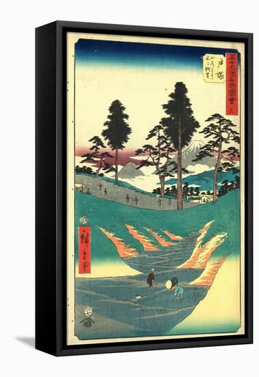 Totsuka-Utagawa Hiroshige-Framed Stretched Canvas