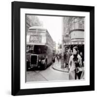 Tottenham Court Road and Oxford Street Junction, c.1965-Henry Grant-Framed Art Print