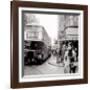 Tottenham Court Road and Oxford Street Junction, c.1965-Henry Grant-Framed Art Print