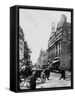 Tottenham Court Road C. 1895-null-Framed Stretched Canvas