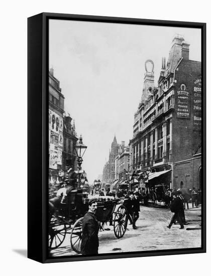 Tottenham Court Road C. 1895-null-Framed Stretched Canvas