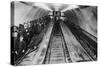 Tottenham Court Road Tube Station Escalators, London, 1926-1927-null-Stretched Canvas