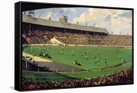 Tottenham V. Burnley, F.A. Challenge Cup, 1962-Terence Cuneo-Framed Stretched Canvas