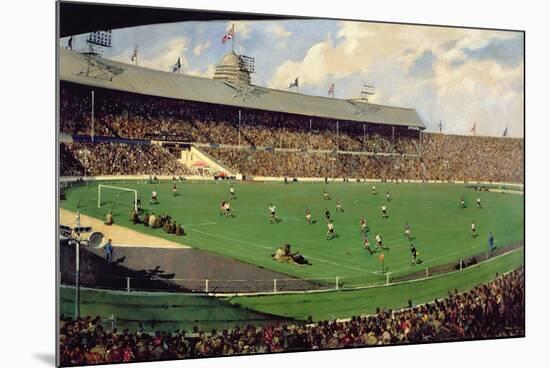 Tottenham V. Burnley, F.A. Challenge Cup, 1962-Terence Cuneo-Mounted Giclee Print