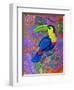 Toucan, 2021, (oil on canvas)-Jane Tattersfield-Framed Giclee Print