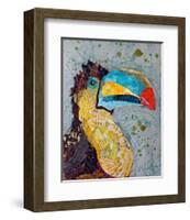 Toucan Dance-null-Framed Art Print