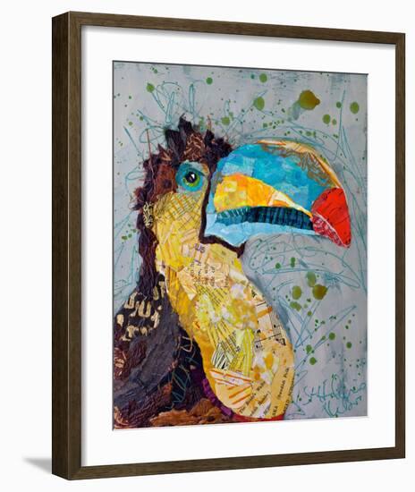 Toucan Dance-null-Framed Art Print