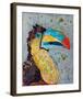 Toucan Dance-null-Framed Art Print