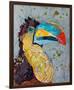 Toucan Dance-null-Framed Art Print