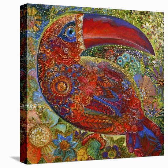 Toucan Deco-Oxana Zaika-Stretched Canvas