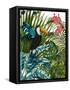 Toucan in Tropical Forest-Fab Funky-Framed Stretched Canvas
