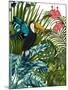 Toucan in Tropical Forest-Fab Funky-Mounted Art Print